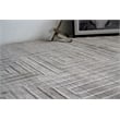 Castelli Handloomed Bamboo Silk/Wool Gray 10'x14' Area Rug