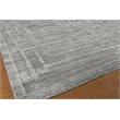 Castelli Handloomed Bamboo Silk/Wool Gray 6'x9' Area Rug