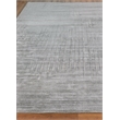 Castelli Handloomed Bamboo Silk/Wool Gray 8'x10' Area Rug
