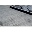 Castelli Handloomed Bamboo Silk/Wool Gray 8'x10' Area Rug