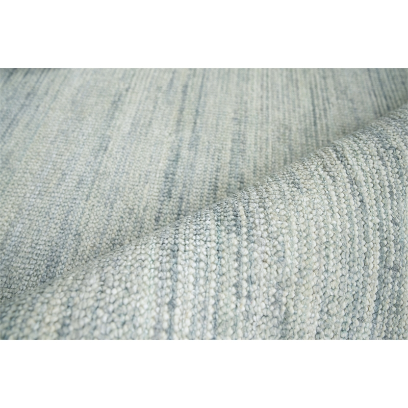 Catalina Handloomed Wool/Bamboo Silk Turquiose 10'x14' Area Rug