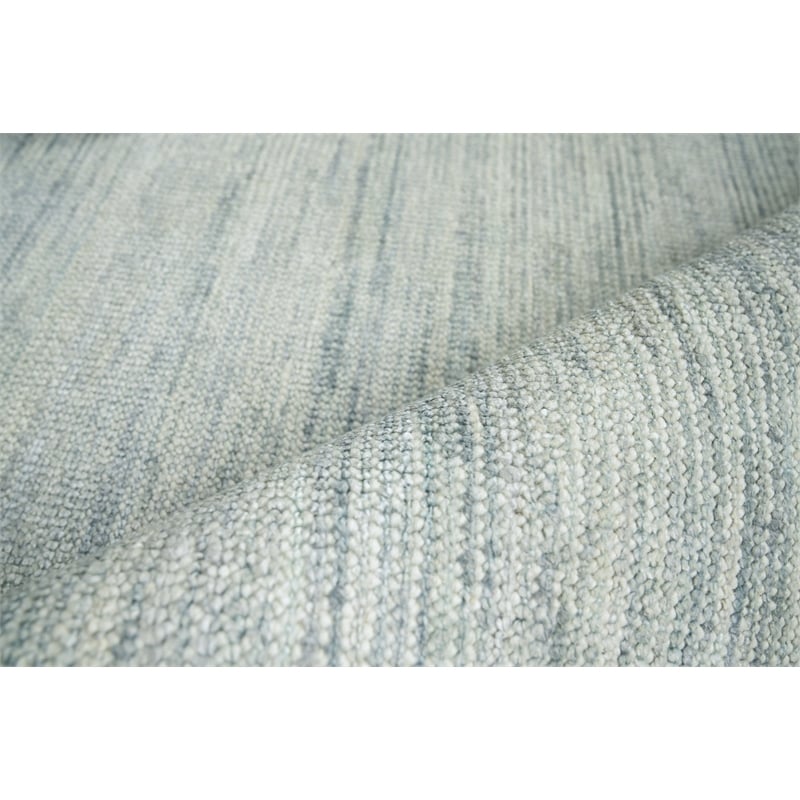 Catalina Handloomed Wool/Bamboo Silk Turquiose 12'x15' Area Rug