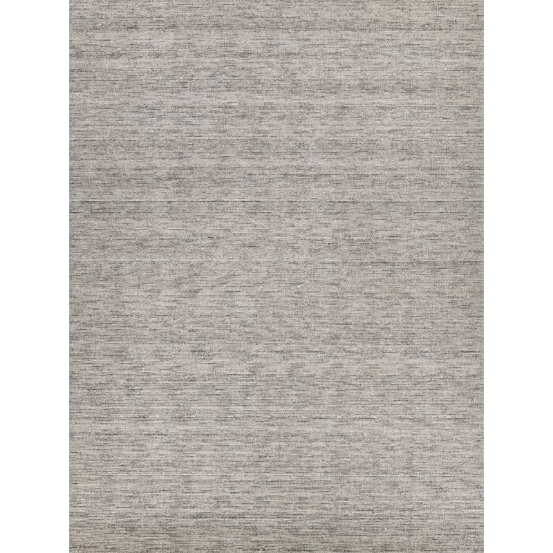 Catalina Handloomed Wool/Bamboo Silk Gray 15'x15' Square Area Rug