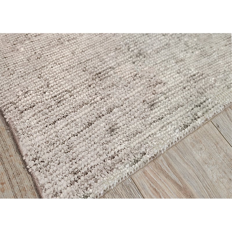 Catalina Handloomed Wool/Bamboo Silk Gray 15'x24' Area Rug