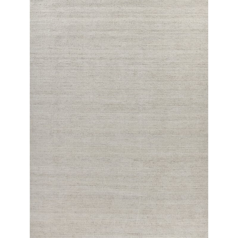 Catalina Handloomed Wool/Bamboo Silk Silver 10'x10' Square Area Rug
