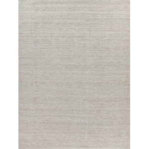 Catalina Handloomed Wool/Bamboo Silk Silver 12'x12' Square Area Rug