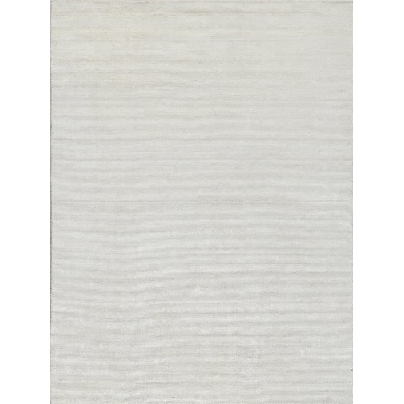 Catalina Handloomed Wool/Bamboo Silk Ivory 14'x18' Area Rug