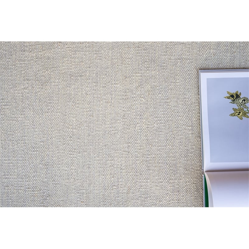 Chelsea Flatweave New Zealand Wool Silver 12'x15' Area Rug