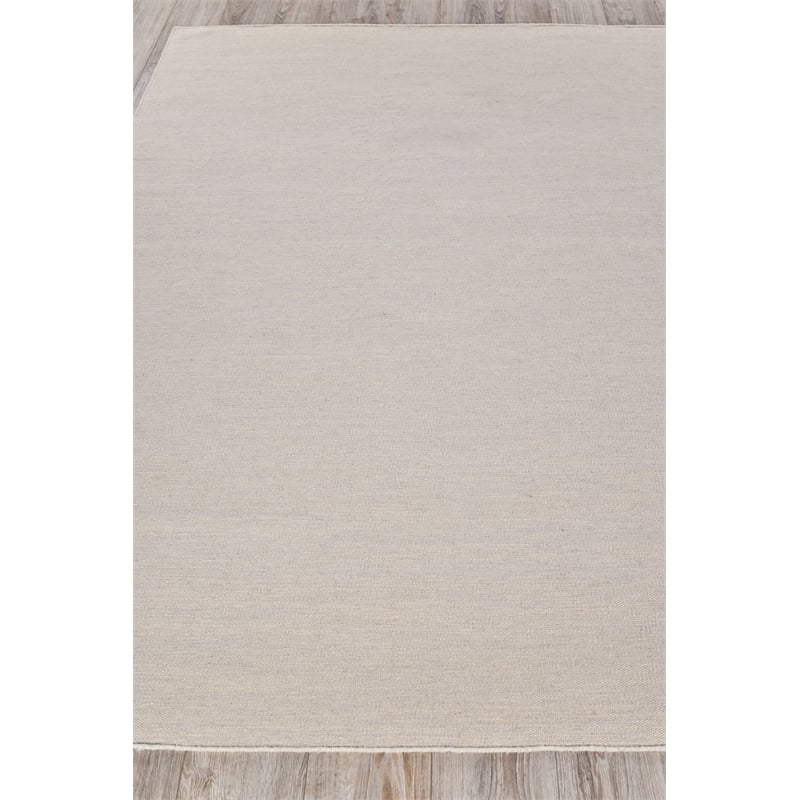 Chelsea Flatweave New Zealand Wool Silver 2'x3' Area Rug