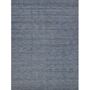 Catalina Handloomed Wool/Bamboo Silk Blue 10'x14' Area Rug