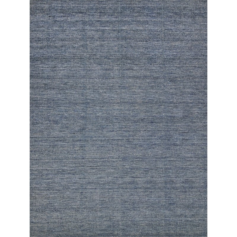 Catalina Handloomed Wool/Bamboo Silk Blue 8'x10' Area Rug
