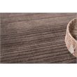 Cavallo Modern Handloomed Nylon/Wool Brown 6'x9' Area Rug