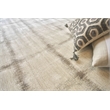 Chroma Handloomed Wool/Bamboo Silk Ivory/Silver 14'x18' Area Rug