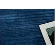 Cavallo Modern Handloomed Nylon/Wool Navy 8'x10' Area Rug