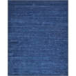 Cavallo Modern Handloomed Nylon/Wool Navy 8'x10' Area Rug