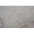 Cavallo Modern Handloomed Nylon/Wool Silver 6'x9' Area Rug