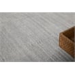 Cavallo Modern Handloomed Nylon/Wool Silver 9'x12' Area Rug
