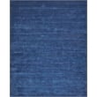 Cavallo Modern Handloomed Nylon/Wool Navy 10'x14' Area Rug