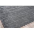 Cavallo Modern Handloomed Nylon/Wool Dark Gray 9'x12' Area Rug