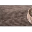 Cavallo Modern Handloomed Nylon/Wool Brown 9'x12' Area Rug