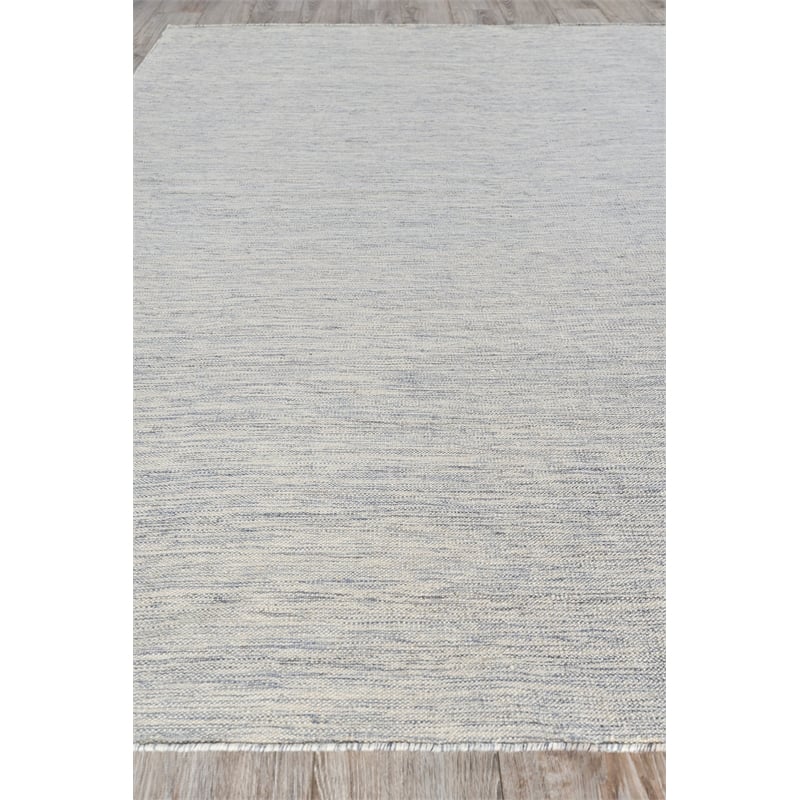 Chelsea Flatweave New Zealand Wool Blue 2'x3' Area Rug