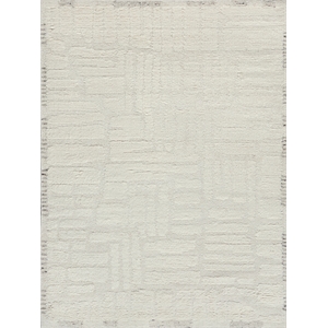 Cozi Handloomed New Zealand Wool Ivory/Silver 6'x9' Area Rug