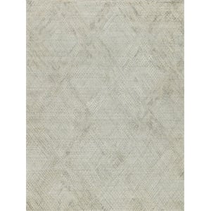 Crescendo Handloomed Bamboo Silk Beige 12'x15' Area Rug
