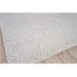 Crescendo Handloomed Bamboo Silk White 12'x15' Area Rug