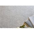 Crescendo Handloomed Bamboo Silk White 12'x15' Area Rug