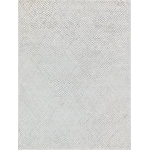 Crescendo Handloomed Bamboo Silk White 12'x15' Area Rug