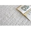 Crescendo Handloomed Bamboo Silk White 2'x3' Area Rug