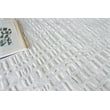 Crescendo Handloomed Bamboo Silk White 2'x3' Area Rug