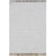 Crescendo Handloomed Bamboo Silk White 4'x6' Area Rug
