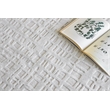 Crescendo Handloomed Bamboo Silk White 6'x9' Area Rug