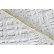 Crescendo Handloomed Bamboo Silk White 9'x12' Area Rug