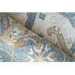 Claremont Oushak Hand-Tufted New Zealand Wool Ivory/Light Blue 6'x9' Area Rug