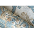 Claremont Oushak Hand-Tufted New Zealand Wool Ivory/Light Blue 8'x10' Area Rug