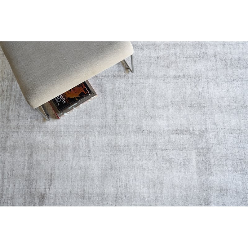 Cloud Handloomed Wool/Bamboo Silk Ivory/Beige 12'x15' Area Rug
