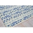 Colorplay Hand-Tufted New Zealand Wool Navy/Beige 6'x9' Area Rug