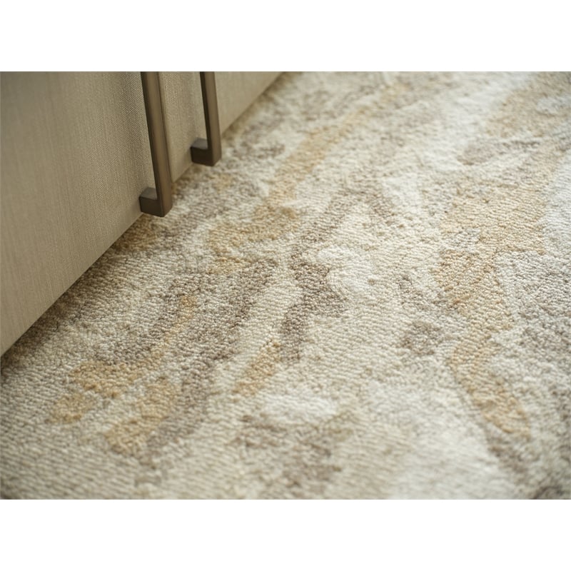 Cortero Hand-Tufted New Zealand Wool Gold/Ivory 9'x12' Area Rug