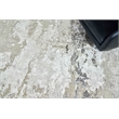 Cosmo Hand-Knotted Wool/Bamboo Silk Silver/Blue/Ivory 14'x18' Area Rug