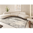 Cosmo Hand-Knotted Wool/Bamboo Silk Silver/Blue/Ivory 14'x18' Area Rug