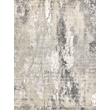 Cosmo Hand-Knotted Wool/Bamboo Silk Silver/Blue/Ivory 8'x10' Area Rug