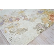 Cosmo Hand-Knotted Wool/Bamboo Silk Ivory/Beige/Blue 8'x10' Area Rug