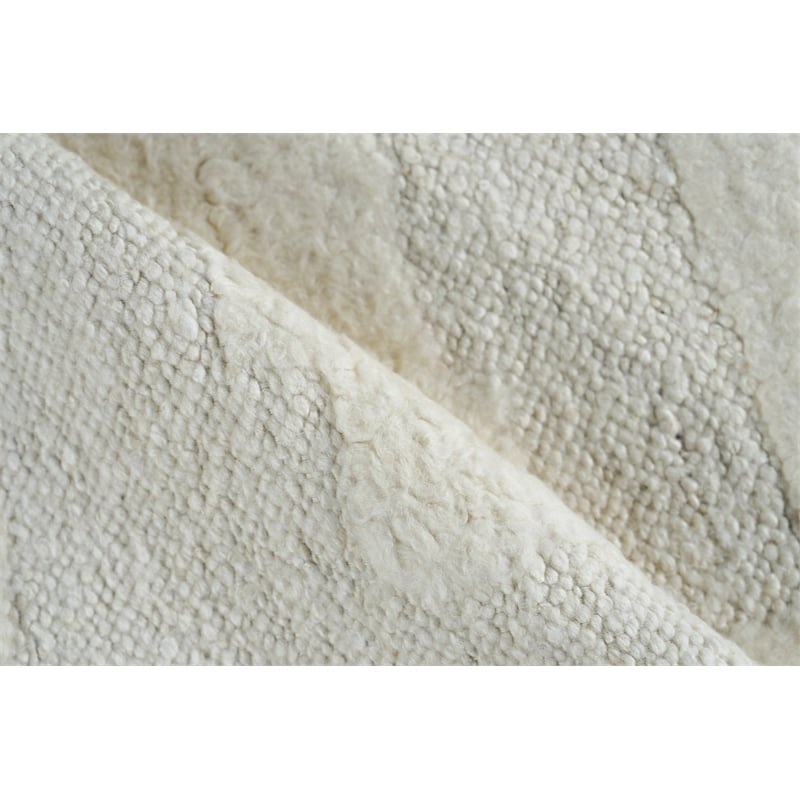Cozi Handloomed New Zealand Wool Ivory/Beige 9'x12' Area Rug