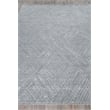 Crescendo Handloomed Bamboo Silk Silver 10'x14' Area Rug