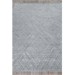 Crescendo Handloomed Bamboo Silk Silver 12'x15' Area Rug