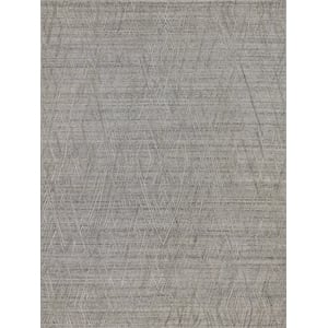 Crescendo Handloomed Bamboo Silk Beige 9'x12' Area Rug