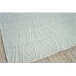 Crescendo Handloomed Bamboo Silk White 9'x12' Area Rug