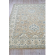 Claremont Oushak Hand-Tufted New Zealand Wool Light Brown/Ivory 6'x9' Area Rug